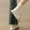Meias pantufas Birkenstock-style preguiçosas de calçar sem cadarço para mulheres, nova coleção primavera e outono 2026, pantufas confortáveis de bico fechado com laço
