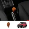 Adecuado para 25 modelos de Suzuki Jimny Nomade, cubierta de palanca de cambios 4x4 de cuero, modificación interior del Jimny