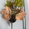 Accesorios de Enchufe para Halloween Guirnalda de Hojas de Arce Atrezzo Calabaza Simulada Piña Fruta Roja Decoración del Festival de la Cosecha