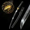 Comércio Exterior Atacado Lâmina Revestida de Argila Espada Japonesa Wakizashi Espada Samurai Japonesa Lâmina Integrada Wakizashi Não Afiado