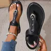 Sapatos Femininos Transfronteiriços Verão Novo Comércio Exterior Tamanho Grande Sandálias Chinelo Sandálias Rasteirinhas Confortáveis Sandálias para Uso Externo