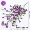 Flores Artificiales Transfronterizas Eucalipto Gloria de la Mañana Ramo Colgante de Pared Decoración de Fondo de Pared Flores Falsas de Plástico Plantas Verdes Enredaderas