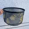 Cabeça de trança de pesca de bolso de rede de carbono por atacado de fábrica acessórios de equipamento de pesca destacável em forma especial de rede de pesca cabeça de trança de ouro preto