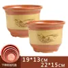 Macetas de Cerámica, Macetas de Arcilla Morada Extra Grandes al por Mayor, Macetas de Barro Rojo con Platillos, Macetas para Orquídeas, Macetas de Piso Venta Directa