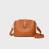 Bolsa de Mão Transfronteiriça Nova de Couro Bovino de Primeira Camada para Mulheres, Versátil, Estilo Simples e Elegante, Bolsa Transversal de Ombro, Dropshipping