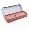 Impresión Personalizada Lata de Hojalata para Lápices Caja de Metal Rectangular Caja Rectangular de Doble Capa con Bisagra de Hierro Abatible Caja de Hierro para Papelería
