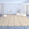 Alfombra Sala de Estar Resistente a la Suciedad Fácil de Cuidar Simple Lujo Ligero Absorbente Antideslizante Cachemir Manta para Mesa de Café Hogar Resistente al Desgaste Manta para Sofá