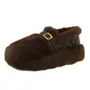 Nuevo Estilo de Zapatos Que No Cansan, Adelgazantes y Modernos, Marrón, Negro, Beige, Piel de Vaca de Primera Capa Goma, Tacones de Cuña Femeninos