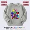 Sudadera Redonda Rainbow Friends para Niños Ropa Infantil Nuevo Estilo Primavera Camiseta Básica de Algodón para Niños Otoño Invierno