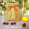 Cesta de Pesca Tejida de Bambú Mochila Pequeña Infantil Cesta para Recoger Té Accesorios para Actuaciones de Danza Fabricante de Tejido de Bambú Venta al por Mayor