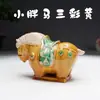 Museo de Regalos de Acompañamiento Wenchuang de Luoyang Caballo Gordo Regalo Cerámica Decoración Adornos Corazón de Niña Lindo Caballo Tang