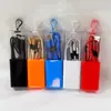 Cable USB de Uno a Tres Extendido Empaque tipo Cápsula Botella Frasco Tubo de Ensayo Transparente Equipo de Pesca Equipo para Peces Manguera Logotipo Impreso