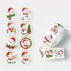 Adesivos Rolo Boneco de Neve de Natal Adesivos de Férias Cartoon Adesivos Decorativos para Embalagem de Caixa de Presente Journal Adesivos Autocolantes