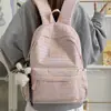 Mochila personalizada minimalista y moderna estilo coreano, nuevo modelo 2026 para estudiantes de secundaria, mochila pequeña estética de alta apariencia