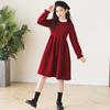 Vestidos para Niñas, Ropa de Felicitaciones de Año Nuevo de Otoño, Ropa de Año Nuevo para Niños Medianos y Grandes, Vestidos de Año Nuevo Rojos de Primavera de Moda para Niñas, Faldas
