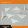 Capa protetora de vidro triangular, almofada de canto anticolisão, proteção de canto de lente, acessórios de embalagem de plástico, álbum de fotos, porta-retratos