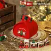 Bolsa de Regalo de Fieltro Navideño Bolsa de Manzana para Nochebuena Caja de Empaque de Regalo de Dulces Navideños de Mano Caja de Regalo de Manzana de la Paz