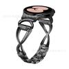 Para Samsung galaxy Watch 5 PRO45MM Cuerno Grande X Metal Diamante Correa de Reloj watch4