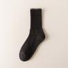 Calcetines nuevos para hombre de color sólido, lana gruesa cálida, calcetines de felpa, calcetines deportivos de algodón para hombre, calcetines de toalla, medias de otoño e invierno
