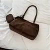 Otoño 2026 Nuevo Bolso de Hombro Ligero de Gran Capacidad de Color Sólido para Viajes Diarios Bolso Tote Elegante de Alto Valor