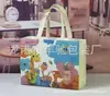 Sacos de loja de roupas em tecido não tecido laminado espesso, bolsas para roupas, sacolas de compras para presentes, sacos de embalagem personalizados