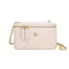 Mini bolso para labiales para mujer, bolso pequeño tipo caja estilo Chanel con cadena de rombos, bolso cruzado decorativo versátil