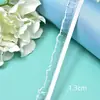 Renda Colorida Elástica em Estoque, Elástico Colorido Dupla Face, Renda Elástica para Acessórios de Cabelo DIY e Acessórios de Renda