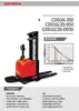 Empilhadeira de Pedestre Heli Cdd16-350 Empilhadeira Hidráulica de Carga e Descarga Empilhadeira Elétrica de Elevação Empilhadeira Elétrica