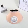 Chapéu com Ventilador Solar USB Recarregável Tendência para Adultos Pai-Filho para Mulheres, Verão, Aba Larga, Proteção Solar ao Ar Livre