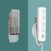 Organizador universal de fijación para enchufes, cables y conectores de pared, sin perforaciones ni marcas