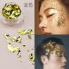 2024 Nuevo Maquillaje de Novia Papel de Foil Maquillaje Facial Rojo Dorado Fragmento de Papel de Foil Dorado Maquillaje de Ojos Pegamento para Uñas Gotas Accesorios