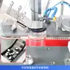 Máquina de Tamponamento Automática Servo com Queda de Tampas Zonesun Equipamento Contínuo de Tamponamento e Selagem para Garrafas de Molho e Latas de Vidro