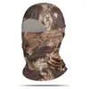 Capuz de Seda de Gelo Camuflado para Homens, Capuz de Proteção Solar para Ciclismo ao Ar Livre no Verão, Máscara de Sol Respirável para Motoqueiros de Rosto Inteiro no Verão