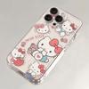 Adecuado para funda de teléfono móvil Apple 15Promax Nuevo Iphone14 Gama Alta 13Pro Silicona 12 Hello Kitty 11