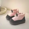 Botas de Nieve para Niños Zapatos de Invierno para Bebés Caminar Más Terciopelo Nieve Algodón Zapatos de Pan para Niños Botas de Algodón Impermeables Zapatos de Algodón