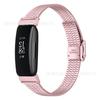 Adequado para Fitbit inspire1/2 universal inteligente sete contas de aço inoxidável de alta qualidade duplo seguro fivela pulseira de relógio