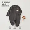 Roupa para Bebê Anyang Macacão para Bebê Classe A Algodão Puro Manga Longa Roupa para Engatinhar Pijama para Bebê Body Jacquard Sem Costura