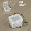 Caja de Embalaje de Plástico Transparente Caja de Exhibición de Muestras de Herramientas de Ferretería Caja de Embalaje de Piezas Organizador de Accesorios Caja de Almacenamiento de Tarjetas