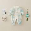Ropa de otoño para bebé, conjunto para recién nacido, niño, estilo occidental, traje de algodón fino para otoño e invierno, ropa para salir