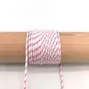 Em estoque corda de poliéster 2mm com núcleo torcido, corda de guarda-chuva mesclada, puxador de bolsa, tecelagem manual, corda para pendurar DIY, decoração de cauda de puxar à prova de vento, pingente de gota