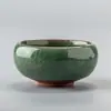 Xícara de Porcelana Branca para Chá Kung Fu, Xícara Pessoal para Degustação de Chá, Tigela de Chá, Xícara Individual de Cerâmica Pintada à Mão Azul e Branca para Mestre, Xícara de Vidro para Pu'Er