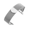 Adecuado para el Nuevo Apple Applewatch Décima Generación S7654 Ultra Correa de Reloj Magnética de Metal Milanesa de Doble Sección con Cola Redonda