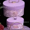Caja de Dulces para Boda Estilo Lujo Ligero, Caja de Regalo Floral de Alta Gama, Artículos para Boda, Recuerdos de Compromiso y Boda, Caja de Dulces