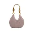 Bolso peludo para axila para mujer 2026 Nuevo Versátil Estilo fresco Bolso de hombro Bolso de mano simple para el día a día