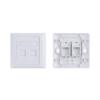 Accesorios de red mayoreo panel de red panel telefónico panel de información de fibra óptica panel de doble orificio