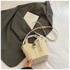 Bolso Tote de Estilo Coreano Transfronterizo 2025 Simple Casual Moda de Mano Tipo Cubo Versátil para Mujer