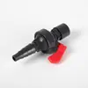 Válvula de Amostragem Química de PVC Conexão de Mangueira Química Industrial Cinza Escuro Válvula de Esfera Conector Chave Pagoda Válvula de Amostragem
