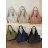 Bolsa Cruzada de Hombro Único Nueva de Verano para Mujer, Bolso de Tela Ligero para Llevar en la Mano, Bolso para el Brazo Urbano Simple Japonés Versátil