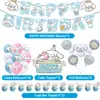 Novos Balões de Alumínio Kuromi, My Melody, Cinnamoroll Infantis para Decoração de Aniversário de Meninas e Sessões de Fotos