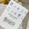 Paquete de materiales de joyería para uñas de celebridad de internet, nuevo para primavera y verano, mano blanca, organza, combinación de uñas de caramelo de roca, bolsa de diamantes